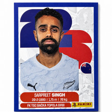 BLUE CRUMPLE PARALLEL ⚽🏆 2026 PANINI WORLD CUP STICKER | SINGH NLZ 11