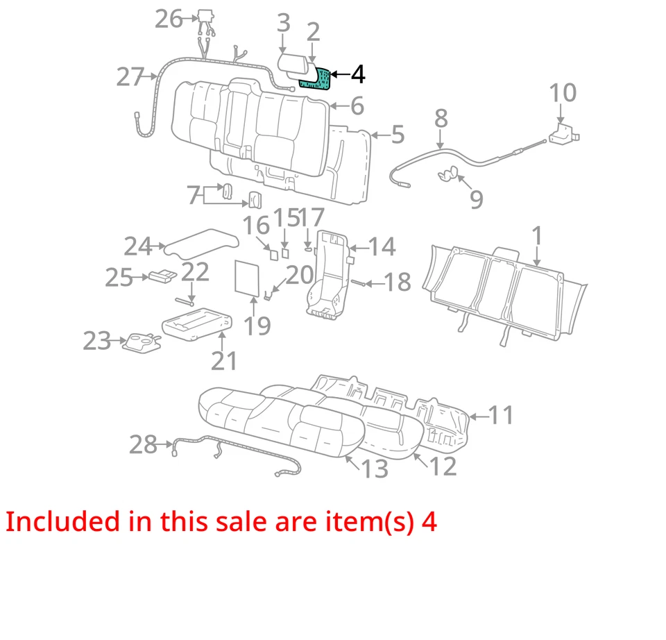 ADEQUADO PARA 1998-2004 CADILLAC SEVILLE PANEL ASM R 16817643 - NOVO FABRICANTE DE EQUIPAMENTO ORIGINAL 16817643 - Imagem 2 de 3