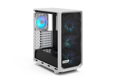 Fractal Design Meshify 2 Compact RGB White TG Clear Tint Gaming Gehäuse