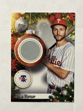 2025 Topps Holiday #PR-TT Trea Turner Player Relics
