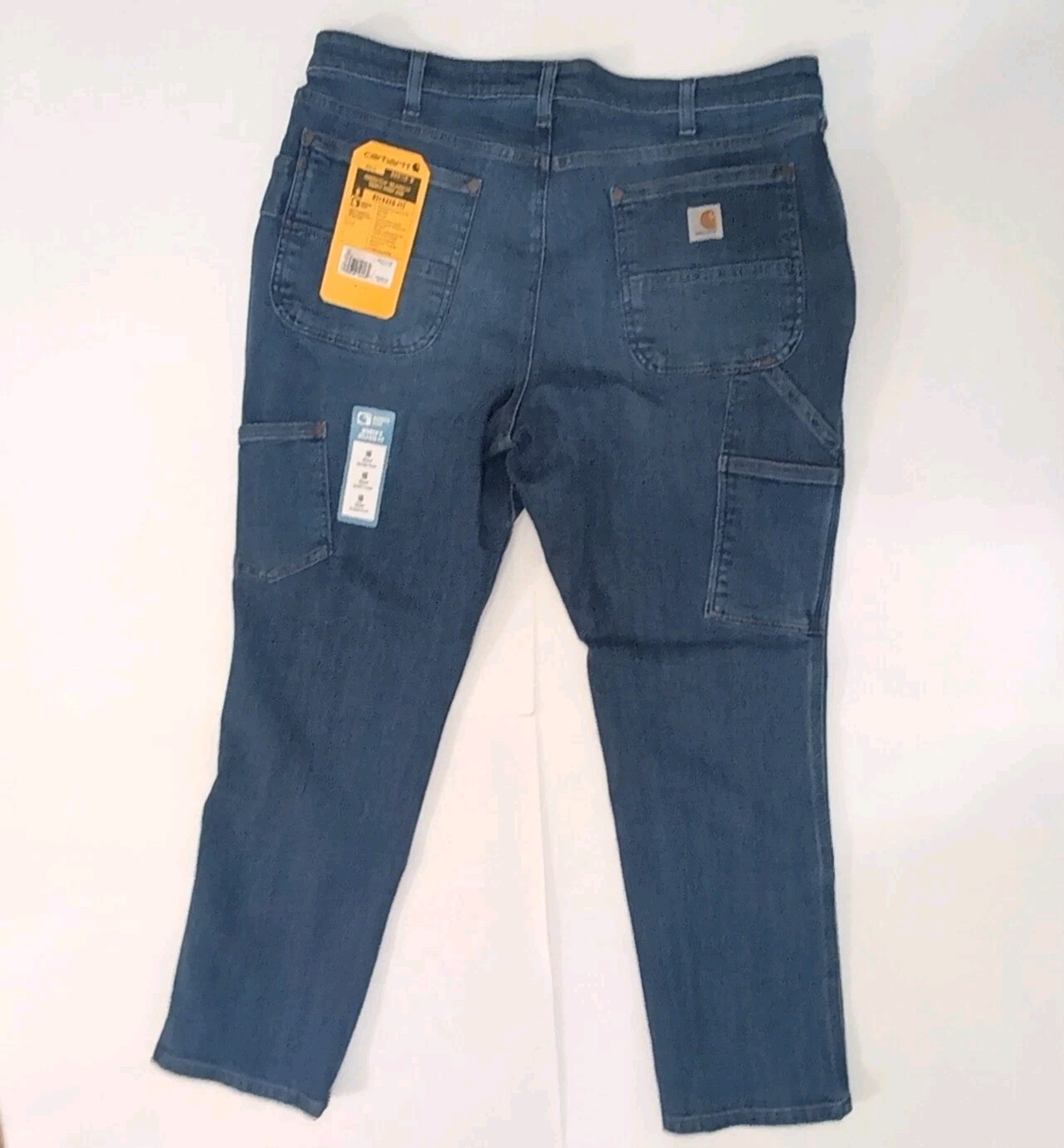 Carhartt Rugged Flex Double Front Jeans  Women 16 Short Carpenters NEW BD5110-W thumbnail 5