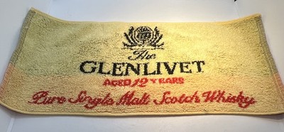 The Glenlivet Golf Towel Aged 12 Years Pure Single Malt Scotch Whisky Collectibl