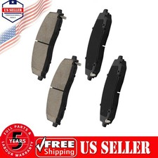 Front Ceramic Brake Pads Set For 2018-2022 Jeep Wrangler Dodge Grand Caravan