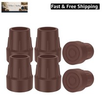 Walking Cane Tips 1", 6pcs Heavy Duty 1 Inch Crutch Tips -Replacement Rubber ...