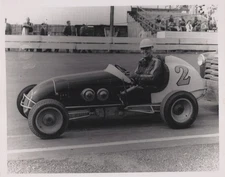 Ernie McCoy #2 Midget Hatfield PA Race 1957 - Himes Estate Original Photo
