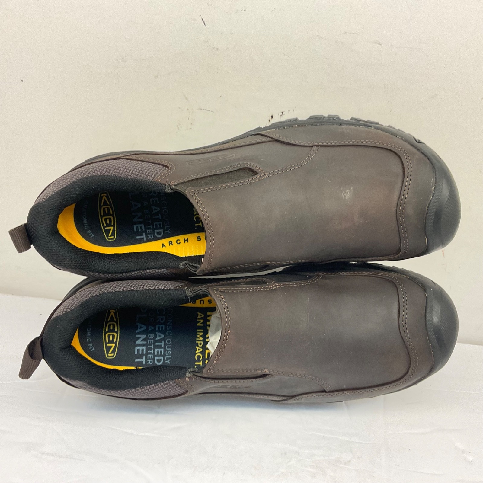 Scarpe casual Keen uomo slip on Targhee III 1022658 marrone nero taglia 11 5M