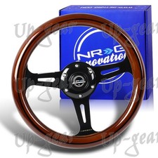 Dark Wood 12 Grip Nrg St-310brb-bk 310mm Black Center 3-spoke Steering Wheel Dark Wood 12 Grip Nrg St-310brb-bk 310mm Black Center 3-spoke Steering Wheel