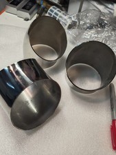 Exhaust Pie Cut 45degre Bend Downpipe Intake Stainless Od3.5 Inch 3 Psc B25 Exhaust Pie Cut 45degre Bend Downpipe Intake Stainless Od3.5 Inch 3 Psc B25