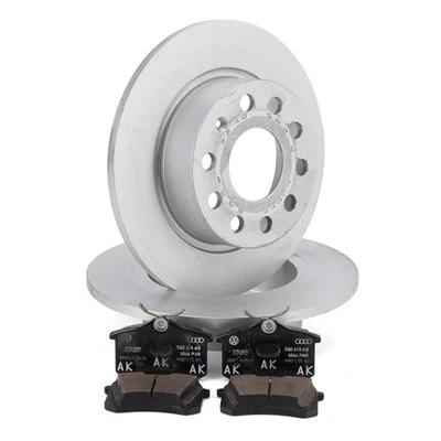 Bremsscheiben Ø 255mm + Beläge für VW GOLF 5 6 7 A3 8P LEON OCTAVIA 2 3 hinten - Bild 1 von 4