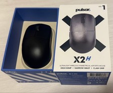 Pulsar X2H Gaming Mouse Wireless Black Used Tested