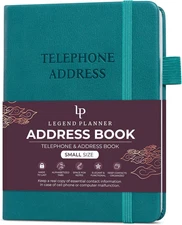 Address Book with Alphabetical Tabs – Mini Telephone Contacts Book for Phone Num