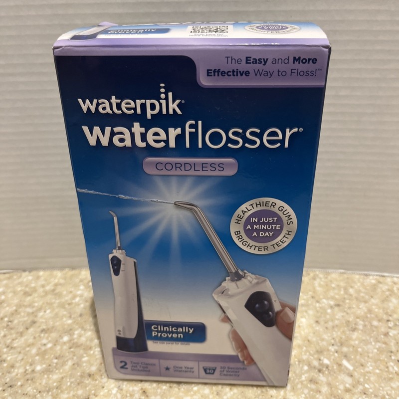 NEW Waterpik WP360W Cordless Water Flosser Rechargeable Sealed