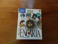 Vintage Microsoft Encarta 94 for Win 3.1 - storage case, CD, docs, Complete