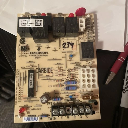 Furnace Control Board Emerson Carbide 50A55-743