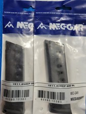 Mecgar 1911 45acp 8 Round Magazine Blued 8rd Mag Mgcg4508bpf - New - Qty 2 Mecgar 1911 45acp 8 Round Magazine Blued 8rd Mag Mgcg4508bpf - New - Qty 2