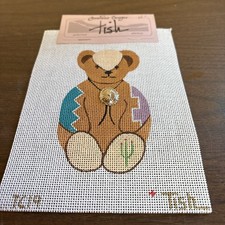 NEW Sundance Designs Needlepoint Handpainted Canvas Tish Cassandra