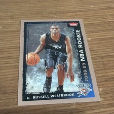 Russell Westbrook 2008-09 Fleer NBA Rookie Card - RC #204 NM. rookie card picture