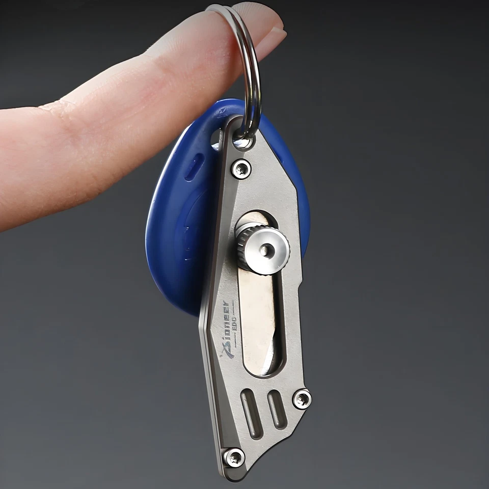 Mini Titan Allzweckmesser EDC Taschenmesser Schlüsselanhänger mit 5 Klingen - Bild 3 von 4