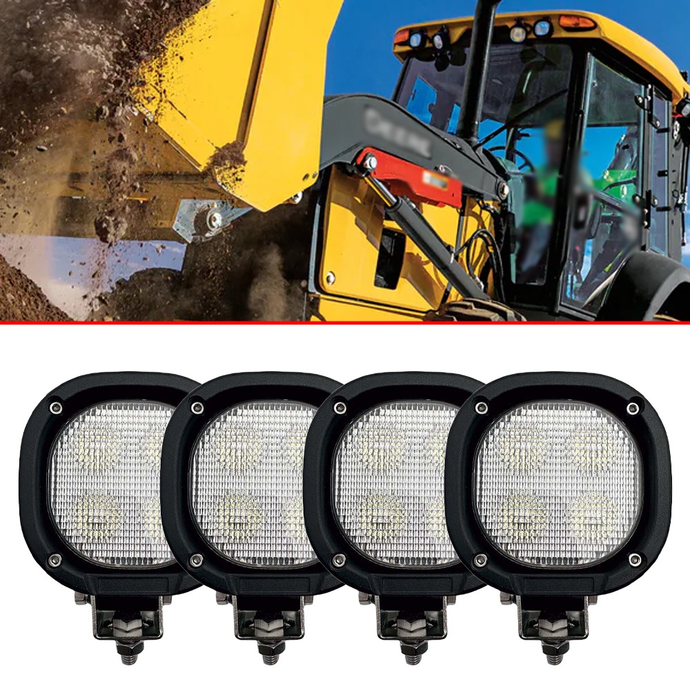 Flood Beam LED Work Light For John Deere Backhoe: 210LJ, 310G