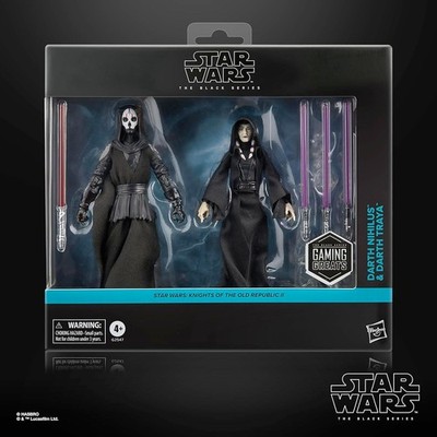Star Wars Black Series Darth Nihilus & Darth Traya KOTOR II 2-Pk  Ships Jul. 