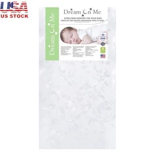 Jasmine 4 Inch Foam Crib Toddler Mattress Waterproof Hypoallergenic Firm Comfort