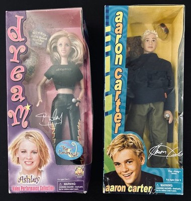 2 Play Along Dolls, Ashely Poole 84000 & Aron Carter 80000-Box ''as is'', NRFB