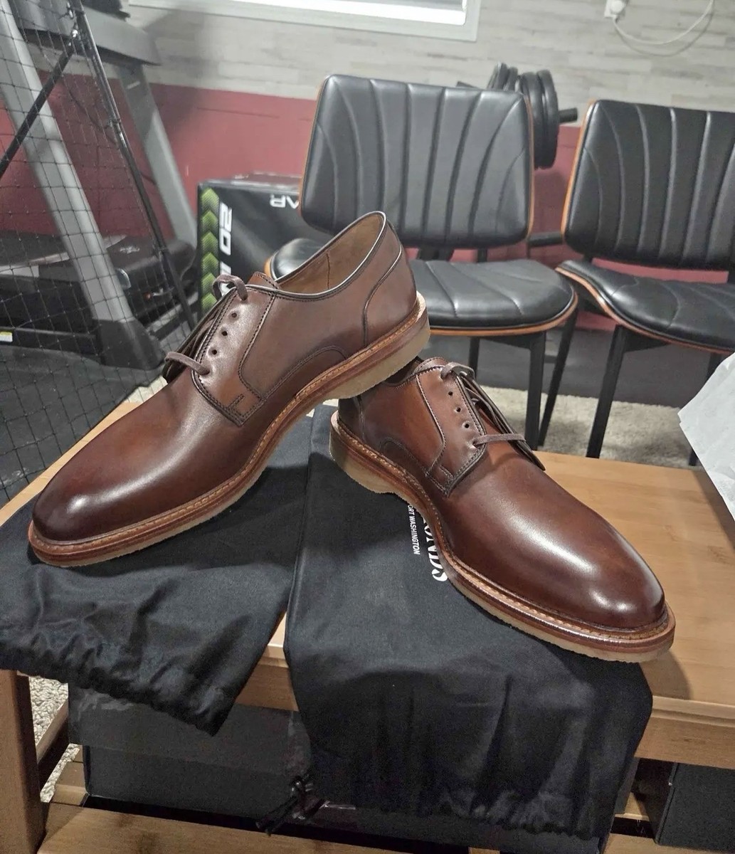 Allen Edmonds Walker Verse Brown Leather Derby Men's Shoes Lace Up 11D 8279 Allen Edmonds Walker Verse Brown Leather Derby Men's Shoes Lace Up 11D 8279
