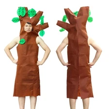 Adult Large Tree Costume Lovely for Women Men with Hat
