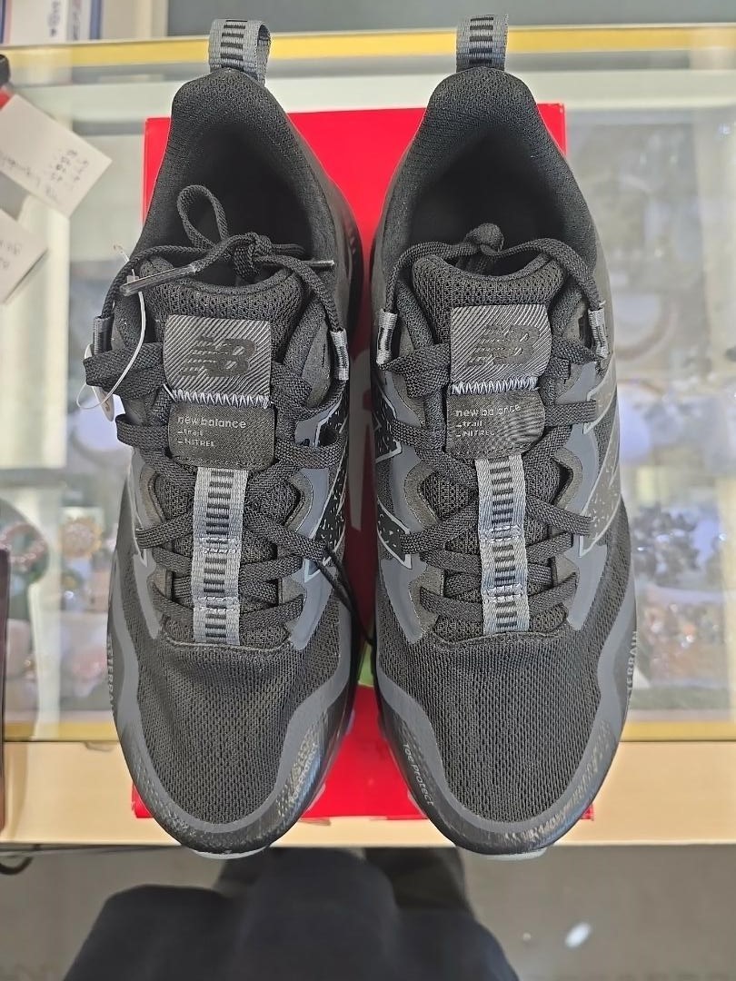 Size 10 EEEE 4E - New Balance Nitrel V4 Black Gray MTNTRLB4 