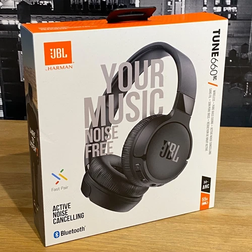 ๐ข JBL Tune 660NC Wireless Active Noise-Cancelling Headphones Black Original - Picture 1 of 23
