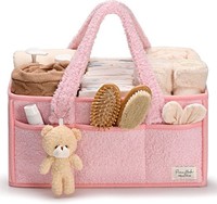 Baby-Wickeltasche Groß Mit Wickeltisch & Aufbewahrungskorb FüR Kinderzimmer