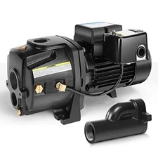 Acquaer 3/4HP Convertible Jet Pump – Shallow & Deep Well, Cast Iron, Dual Volt