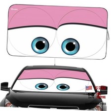 Truck Windshield Sun Shade for Car Windshield X-Large Universal Fit Pink