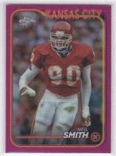#93 2024 Topps Chrome MAGENTA REFRACTOR | Neil Smith 208/399 Chiefs