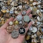 Vintage-now Costume Jewelry makeing Lots button Read Description 50pcs