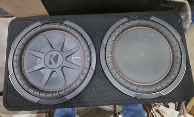 Kicker 48TCWRT122 CompRT 12'' subwoofer & passive radiator, 2ohm. Used not abused