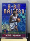 Front of 2025-26 Topps - 8-Bit Ballers Paul George #8B-7 Holofoil