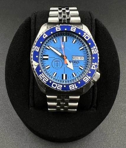 Vintage Seiko Pro Diver “Slim Turtle” 42MM Automatic Day/Date SS Watch 6309-7290