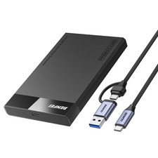 2.5 Inch SATA to USB Tool Free External Hard Drive Enclosure 6Gbps, Optimized...
