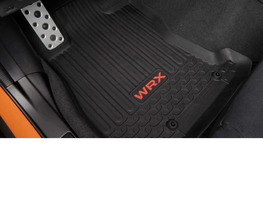 2022-2024 Genuine Subaru WRX All Weather Rubber Floor Liners w/ Logo J501SVC000 - Image 4 of 4