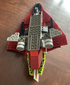 LEGO Star Wars - Old Sets Lot of 4 - 7140, 7143, 6015, 4490 &ndash; Starfighters- Used