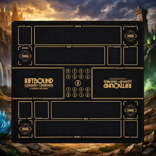 Basic Two Players Riftbound Playmat- League of Legends Duo Playmat - 24 x 24 in