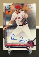 2022 Bowman Chrome Ben Joyce 1st Bowman Auto CDA-BJ Angels
