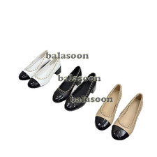 Genuine Leather Shoes Women's Shoes Chain French Retro Temperament Flat Shoes