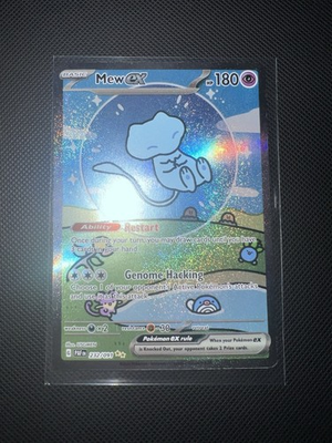 #ad Mew EX 232 091 Sir Bubble Mew Paldean Fates SV Pokémon TCG Holo Full Art $76.88