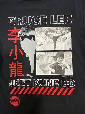 Bruce Lee Brand M Black Printed T-shirt