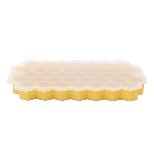 Ice Cube Tray Silicone Ice Cube Tray Lid Stackable Ice Cube Molds For Home Bar - Picture 10 of 10
