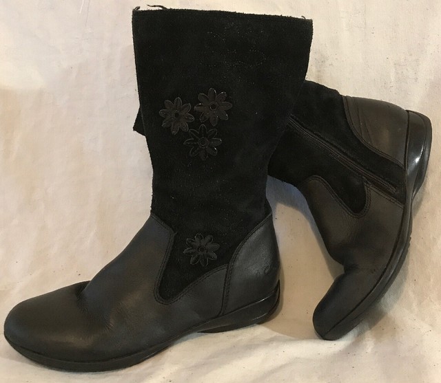 girls clarks leather boots