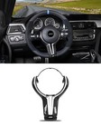 For BMW M2 M3 M4 M5 M6 X5M F10 F30 F11 F32 Real Carbon Fiber Steering Wheel Trim
