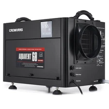 CREWORKS 130 PPD Commercial Dehumidifier for Crawl Space Basement Laundry Room